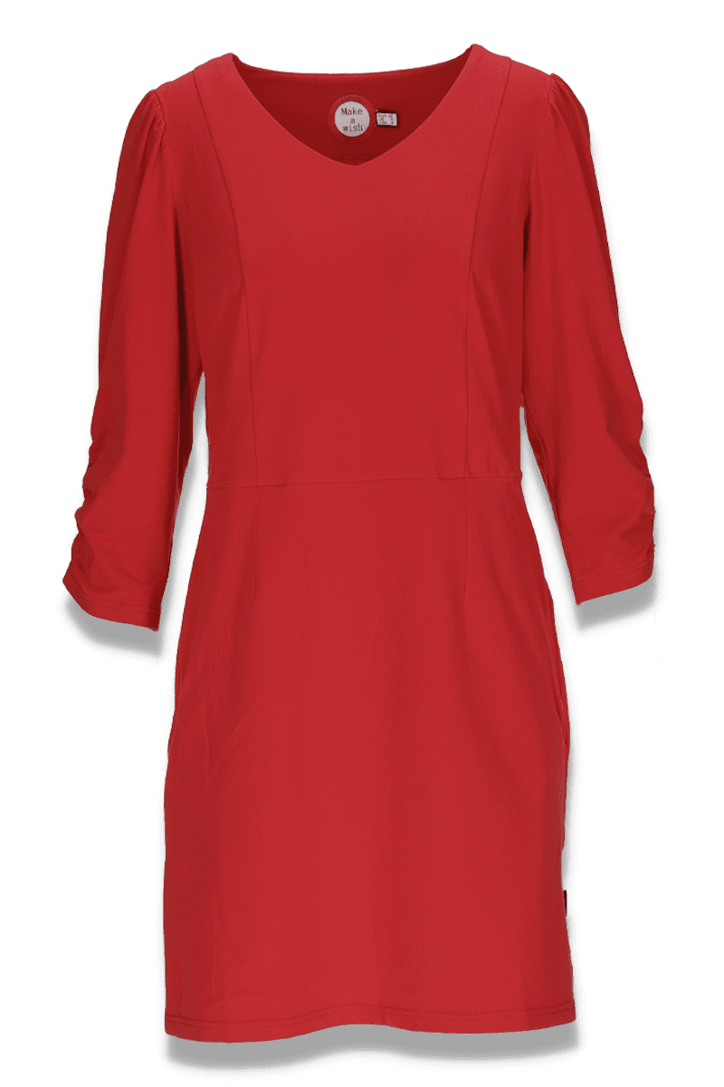 Mary rød basiskjole