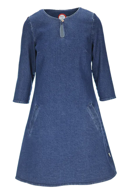 Hovedbilde Vilma mørk blå denimkjole