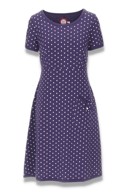 Hovedbilde Diane purple blomstret kjole