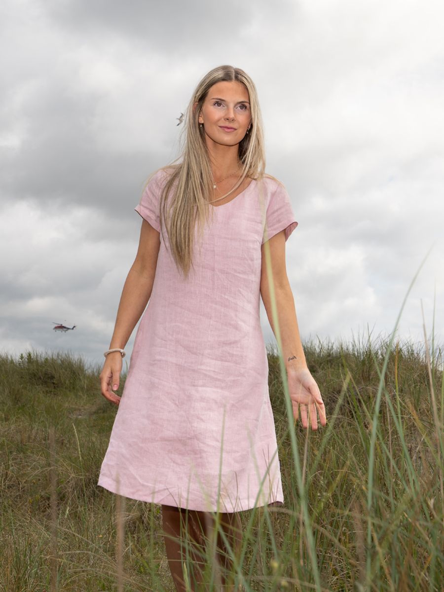 Hannalena pastell rosa linkjole