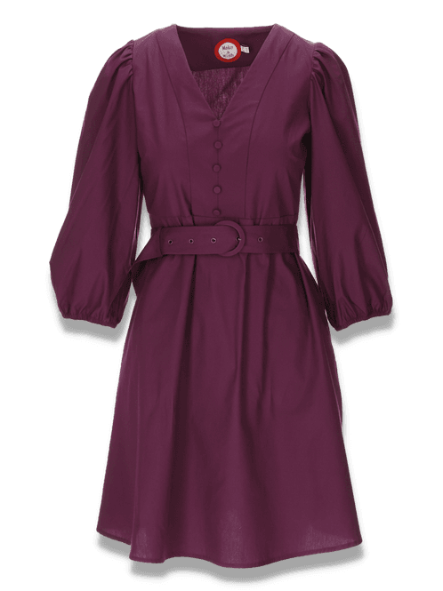 Hovedbilde Bea plum elegant kjole 