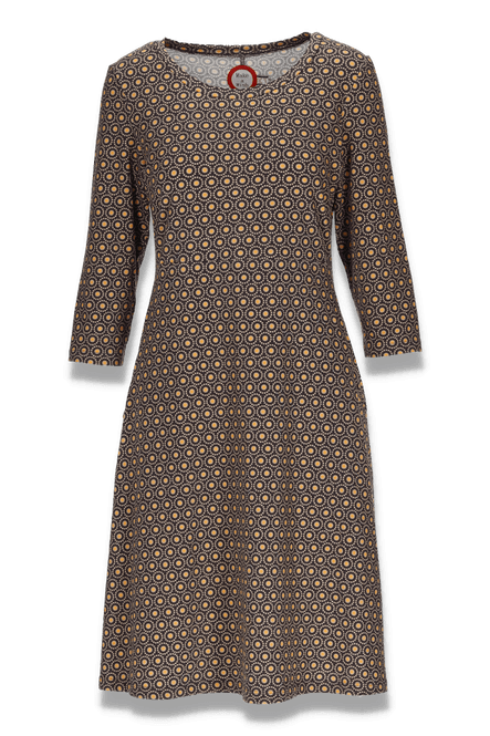 Hovedbilde Sonja sort og gul mønstret ...