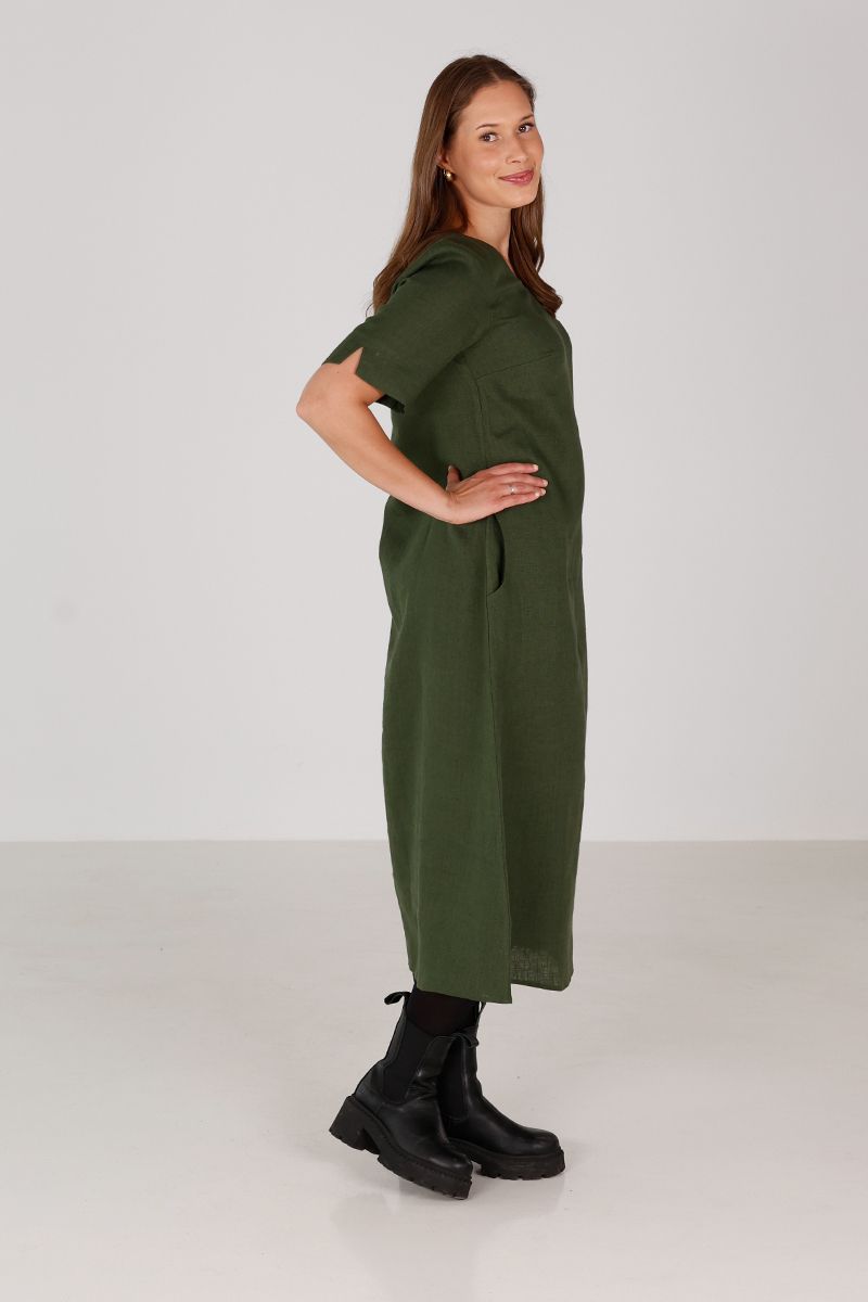 Gyda kombogrønn linkjole