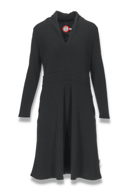 Hovedbilde Kathrine sort merinoull kjole