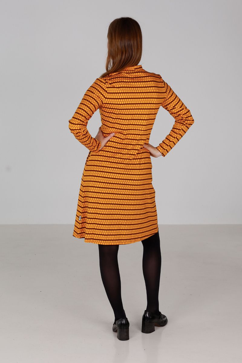 Gerd gul bomullskjole