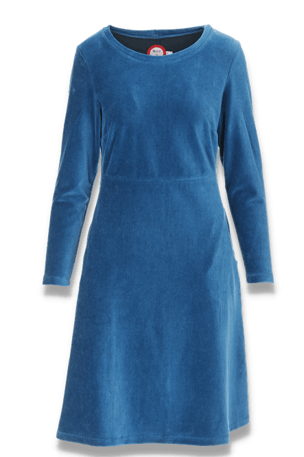 Hovedbilde Anja basis kjole i petrolblå ...