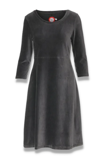 Hovedbilde Elli kjole babycord grå