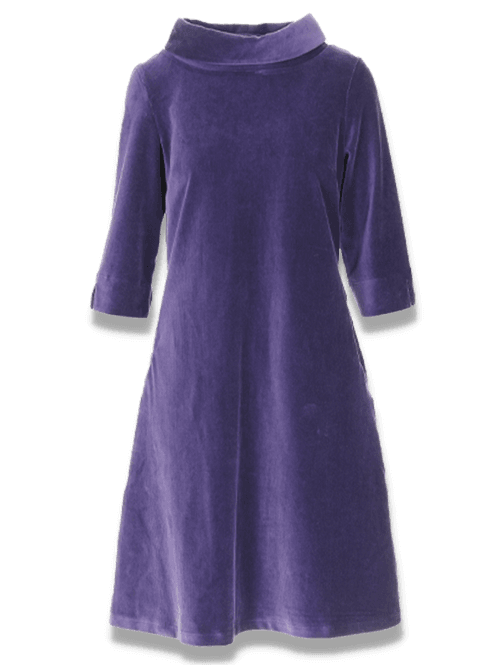 Hovedbilde Sanna violett kjole i velur