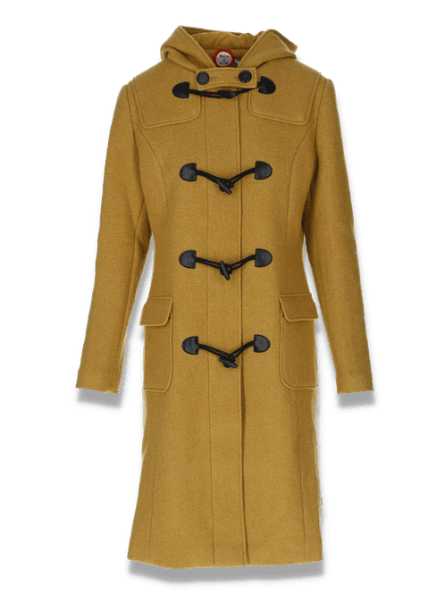 Hovedbilde Idunn Duffel coat rustikk gul ...